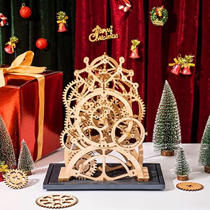 3D SELF-ASSEMBLY PUZZLE MODEL-WOODEN BUILDING SETS FOR ADULT CRAFT - Image 3